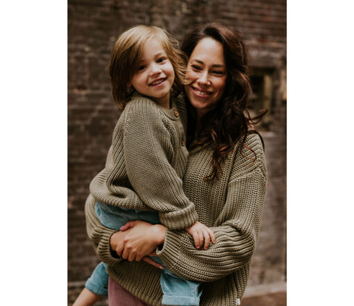 YUKI - Chunky Knit Women, SAGE, Bio Baumwolle – Bild 2