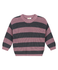 YUKI - Knited Sweater, HEATHER, Bio Baumwolle