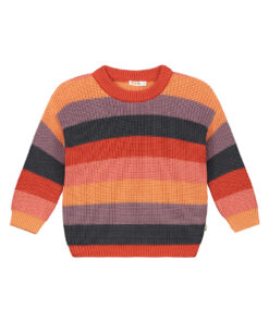 YUKI - Knited Sweater, RAINBOW, Bio Baumwolle
