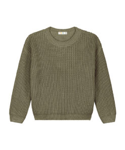 YUKI - Chunky Knit Women, SAGE, Bio Baumwolle
