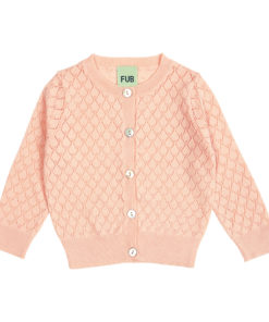 FUB - Baby Pointelle Strickjacke, Bio Baumwolle (Gr. 56)