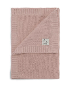 Vanilla Copenhagen - Strickdecke, rosa, GOTS zertifiziert