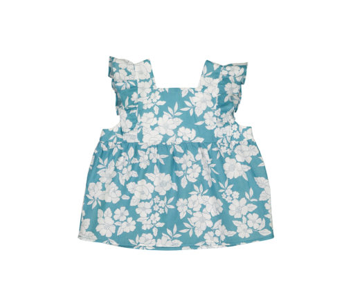 Petite Lucette - Laurette Blouse, Mint Garden, Bio Baumwolle – Bild 2
