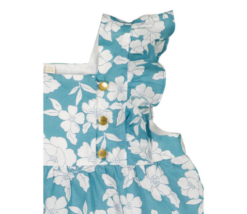 Petite Lucette - Laurette Blouse, Mint Garden, Bio Baumwolle – Bild 3