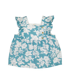 Petite Lucette - Laurette Blouse, Mint Garden, Bio Baumwolle