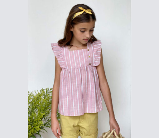 Petite Lucette - Laurette Blouse, Biarritz, Bio Baumwolle