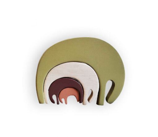 Pinch Toys - Elephant Holz Puzzle, Forrest