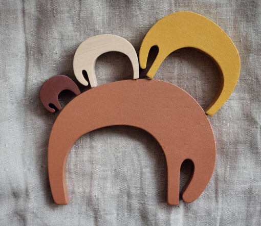 Pinch Toys - Elephant Holz Puzzle, Forrest – Bild 2
