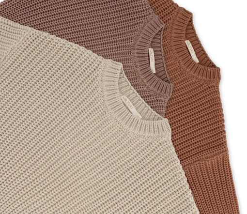 YUKI - Chunky Knit, Moon, Bio Baumwolle – Bild 8