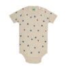 FUB - Baby Leaf Body kurzarm, ecru, Bio Baumwolle (68 & 74)