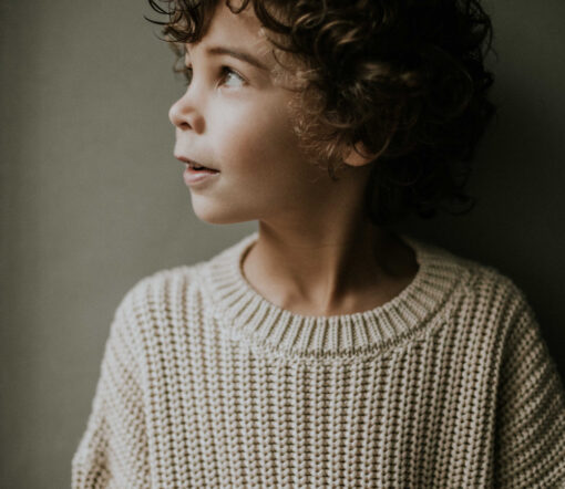 YUKI - Chunky Knit, Moon, Bio Baumwolle – Bild 11