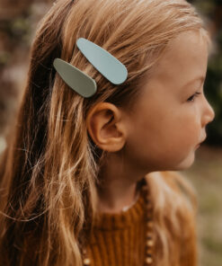 Grech & Co. - Haarspangen "Snap Clip", Fern/Spice/Burlwood, recycelt