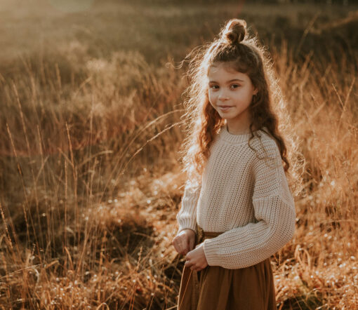 YUKI - Chunky Knit, Moon, Bio Baumwolle – Bild 3