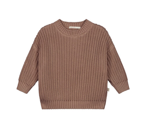 YUKI - Chunky Knit, Mist, Bio Baumwolle – Bild 2