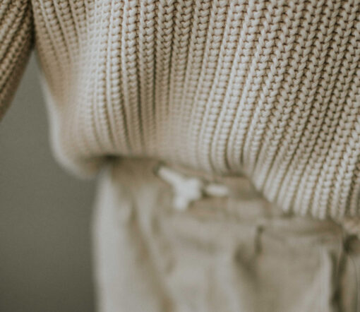 YUKI - Chunky Knit, Moon, Bio Baumwolle – Bild 13
