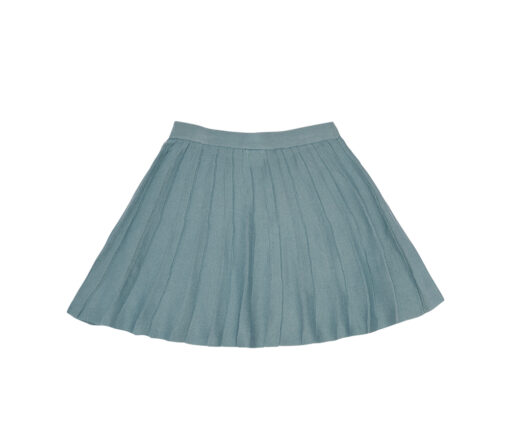 FUB - Faltenrock, dusty blue, Biobaumwolle