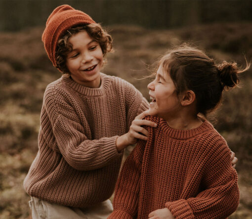 YUKI - Chunky Knit, Mist, Bio Baumwolle