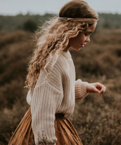 YUKI - Chunky Knit, Moon, Bio Baumwolle