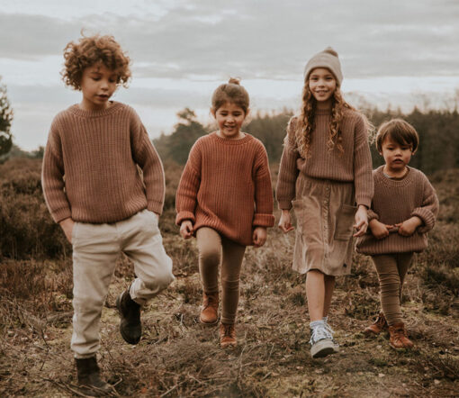 YUKI - Chunky Knit, Mist, Bio Baumwolle – Bild 5