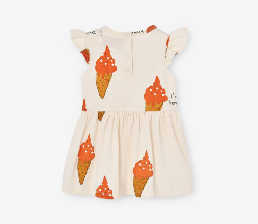 Nadadelazos -  Baby Kleid "Strawberry Ice Cream", Bio Baumwolle (2J) – Bild 3