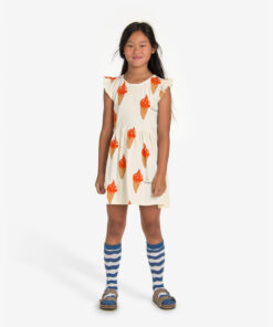 Nadadelazos - Kleid "Strawberry Ice-cream", Bio Baumwolle