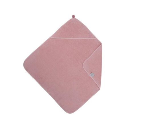 Vanilla Copenhagen - Pom Pom Kapuzen Badetuch, Wood Rose, GOTS zertifiziert