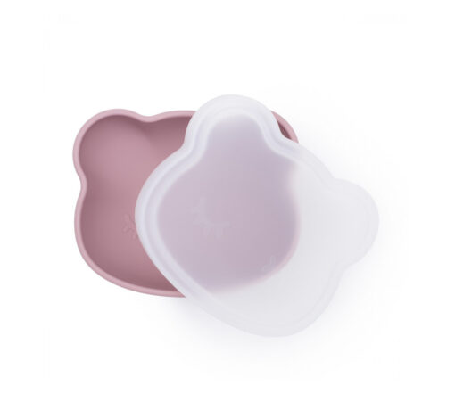 We Might Be Tiny - Schüssel Stickie Bowl mit Deckel "Bear Dusty Rose" – Bild 5