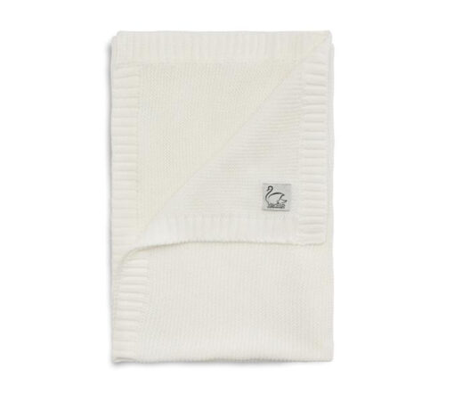 Vanilla Copenhagen - Strickdecke, Ivory, GOTS zertifiziert