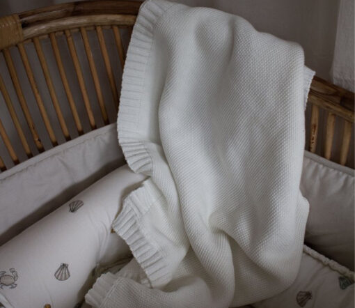 Vanilla Copenhagen - Strickdecke, Ivory, GOTS zertifiziert – Bild 2