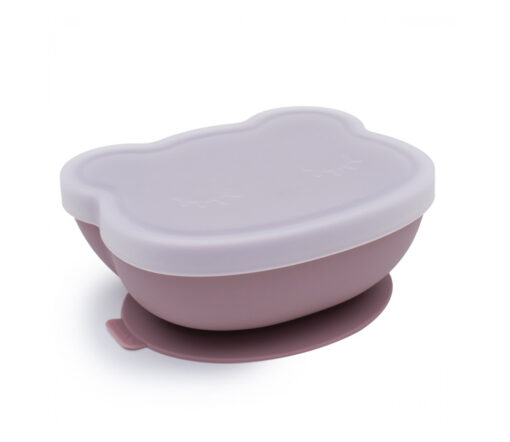 We Might Be Tiny - Schüssel Stickie Bowl mit Deckel "Bear Dusty Rose" – Bild 2