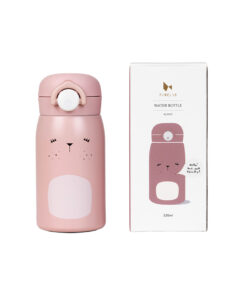 Fabelab - Trinkflasche mit Thermofunktion "Time for School Bunny Old Rose", 320ml