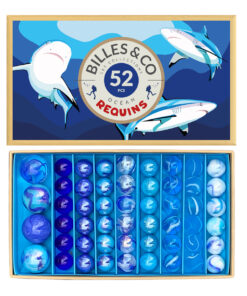 Billes & Co. - Haie, Box 62 Glasmurmeln