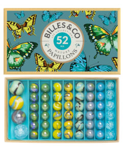 Billes & Co. - Schmetterlinge, Box 62 Glasmurmeln