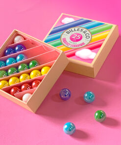 Billes & Co. - Regenbogen Paradies, Mini Box 25 Glasmurmeln