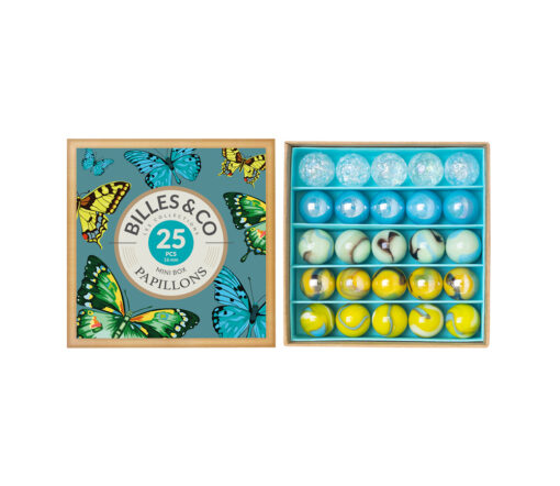 Billes & Co. - Schmetterlinge, Mini Box 25 Glasmurmeln