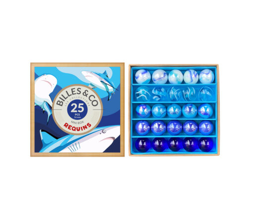 Billes & Co. - Haie, Mini Box 25 Glasmurmeln