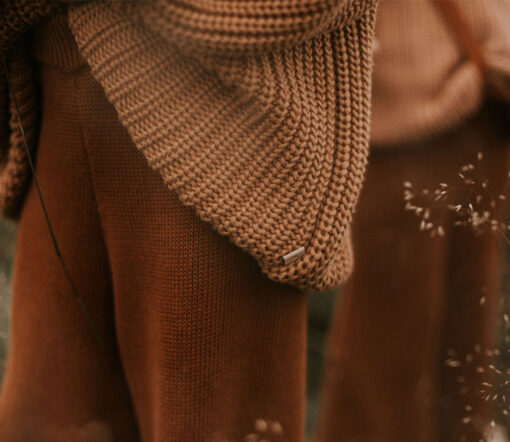 YUKI - Chunky Knit, CORAL, Bio Baumwolle – Bild 7