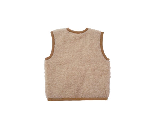 Alwero - Bodywarmer Alpen Junior, Biowolle, BEIGE – Bild 5