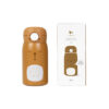 Fabelab - Trinkflasche mit Thermofunktion "Time for School Bear Ochre", 320 ml