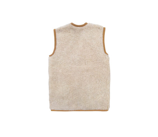 Alwero - Bodywarmer "Alpen" Adult, Biowolle, BEIGE, Unisex – Bild 3