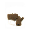 Alwero - Handschuhe "GULLY", Bark, Biowolle, mit Band