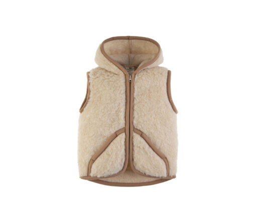 Alwero - Bodywarmer Robby, Biowolle, Beige