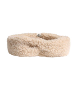Alwero - Stirnband, Beige, Biowolle