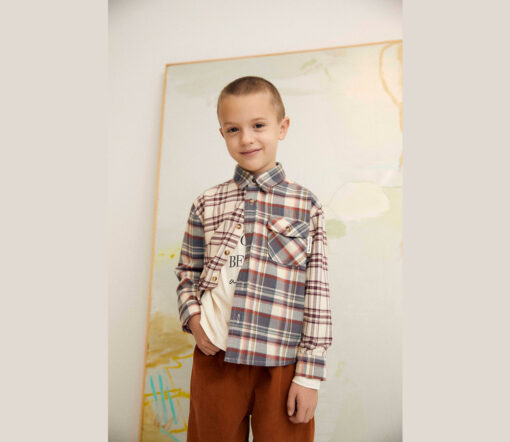 The New Society - Hemd "Alex Shirt Patchwork"