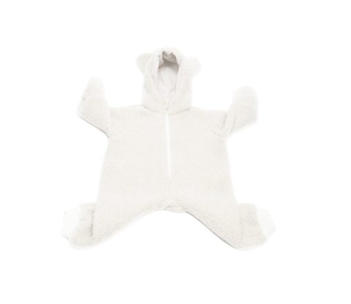 Alwero - Baby Overall "Bears", Biowolle, Natural