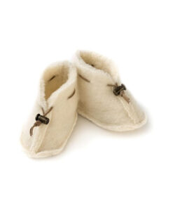 Alwero - Schühchen Baby, Emo Wool, Natural, Biowolle