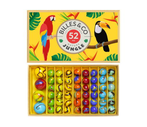 Billes & Co. - Dschungel 2, Box 52 Glasmurmeln