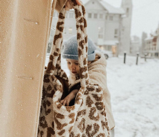 Studio Noos - Mom Bag "Beige Leopard Teddy" – Bild 7