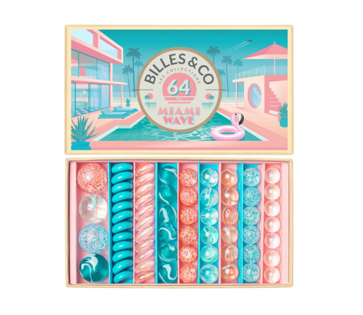 Billes & Co. - Miami Wave, Box 64 Glasmurmeln