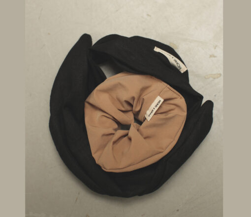 Monk & Anna - Scrunchie, Leinen, Birch – Bild 3